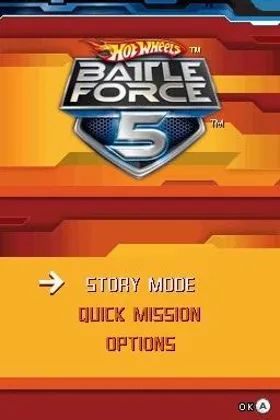 Hot Wheels - Battle Force 5 (USA) screen shot title